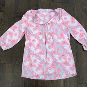 Gap floral blouse top